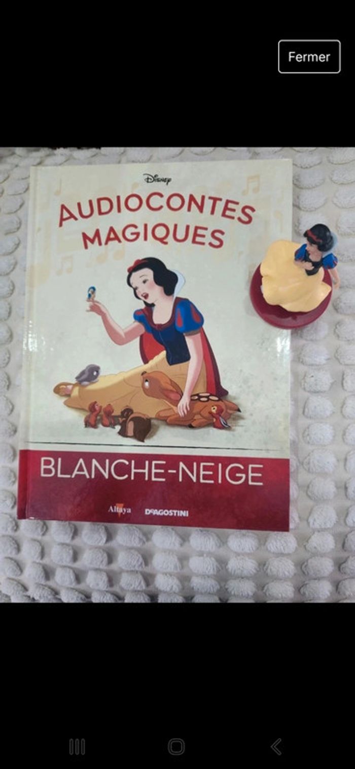 7ème audioconte altaya deagostini livre&figurine disney audio compte comte magique magic