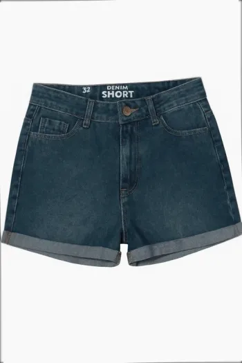 🩳 Short en jean taille haute - Clockhouse - Taille 34