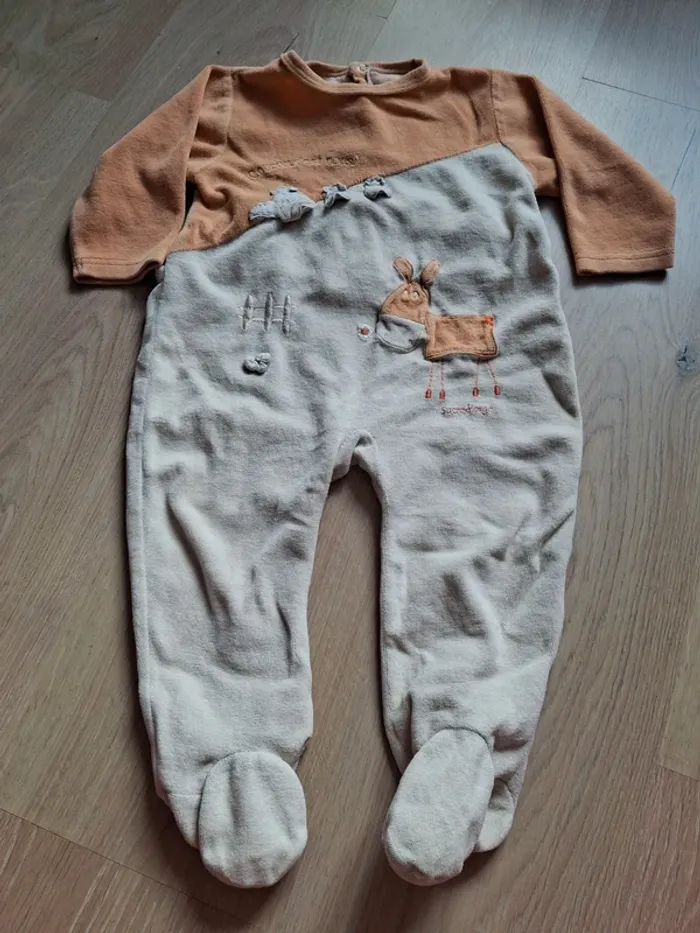 Pyjama velours 18 mois