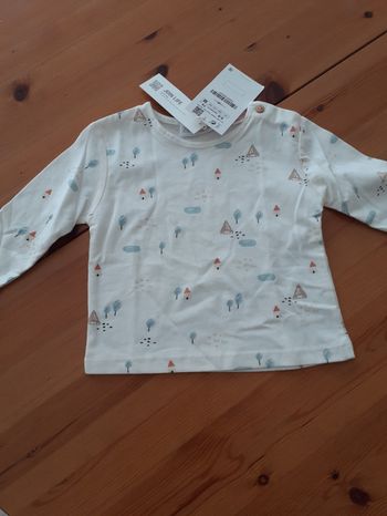Polo manches longues neuf zara 6-9 mois