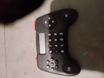 Calculatrice manette console