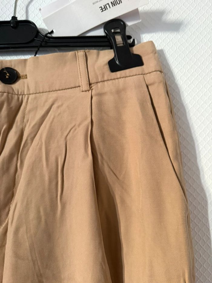 Pantalon droit Zara taille M beige neuf avec étiquette - photo numéro 4
