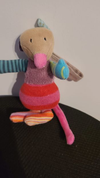 Doudou peluche Souris Moulin Roty Les jolis pas beaux