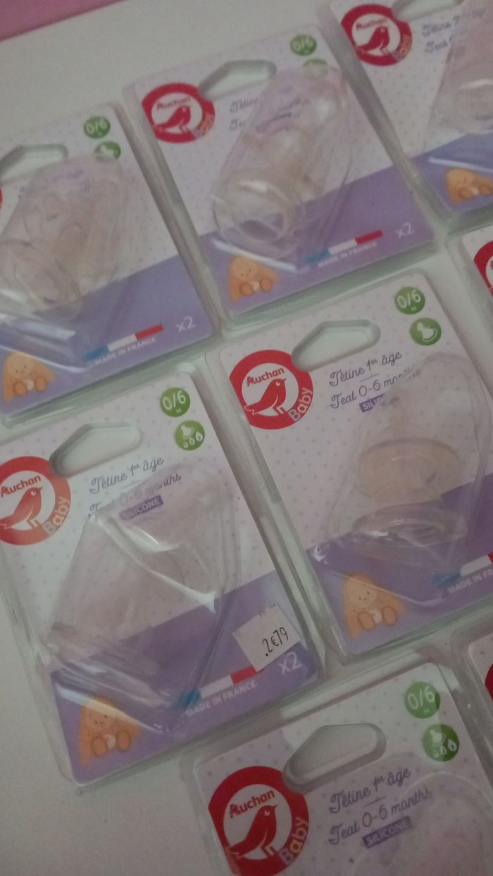 Tetine biberon universelle 0/6 mois et 6/12 mois - photo numéro 3