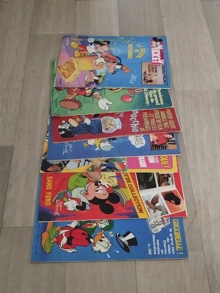 Lot Vintage 7 magazines Journal de Mickey année 1983 L058 - photo numéro 3