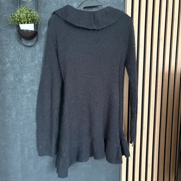 Gilet long gris foncé Cache Cache – Taille 1, à volant - photo numéro 6