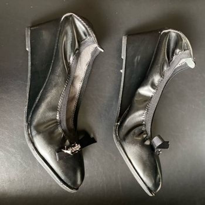 Ballerines vernis noir talons compensés 40 les p’tites bombes - photo numéro 10