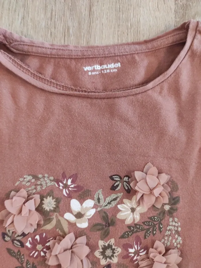Tee shirt fille Vertbaudet - photo numéro 4