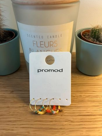 2 paires de boucles d’oreilles Promod neuves