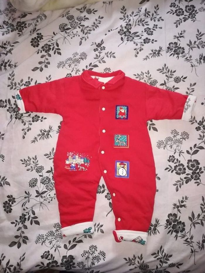 Combinaison bébé Noël, mixte, 3 mois (60cm), TBE !