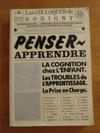 Livre penser apprendre