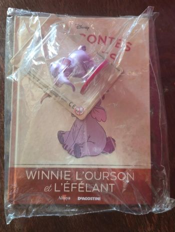 Num86 neuf Livre et figurine collection audiocontes Magiques Altaya édition disney