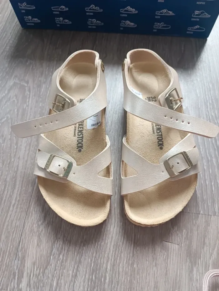 Birkenstock crème brillant 32 - photo numéro 2