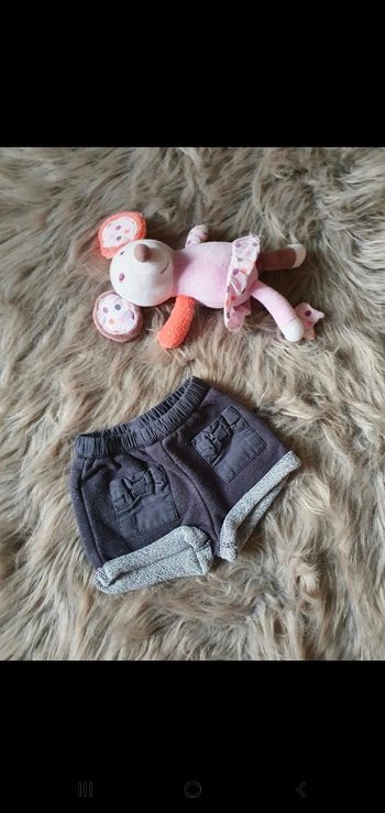 Short gris vertbaudet 3 mois