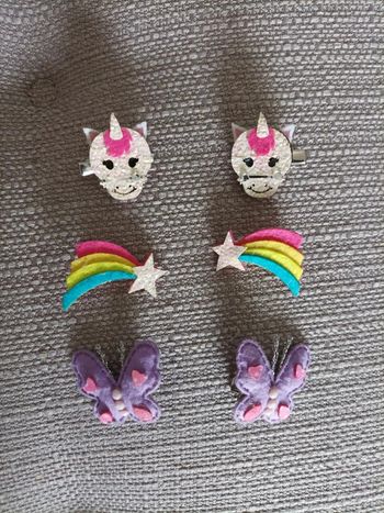 Lot de barrettes cheveux fille