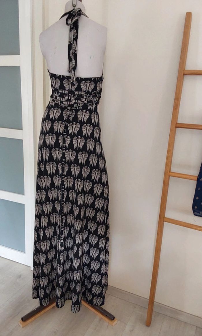 Robe longue dos nu été noire et beige Faith Connexion T 34 - photo numéro 10