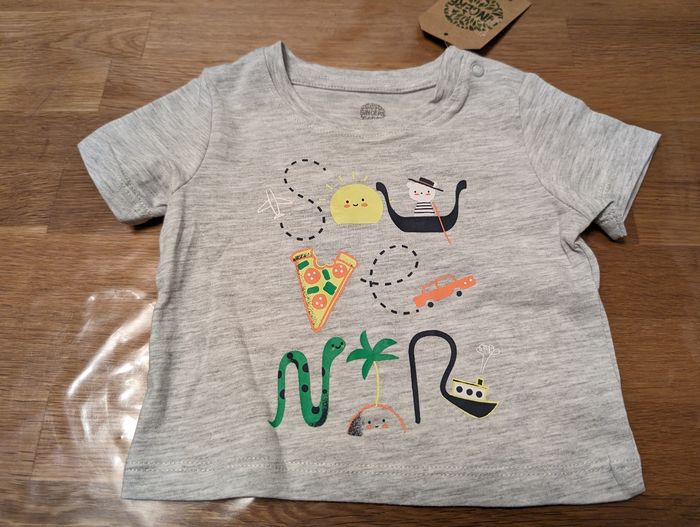 T-shirt garçon 3 mois Neuf avec étiquette - photo numéro 2