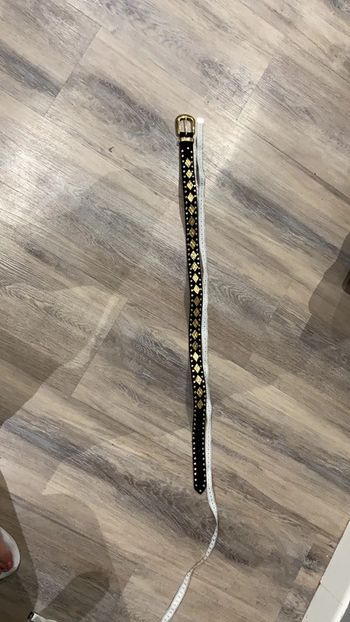 Ceinture velour et dorée