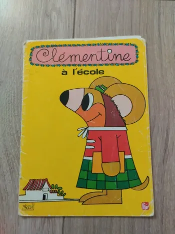 Livre clémentine a l école vintage 1975