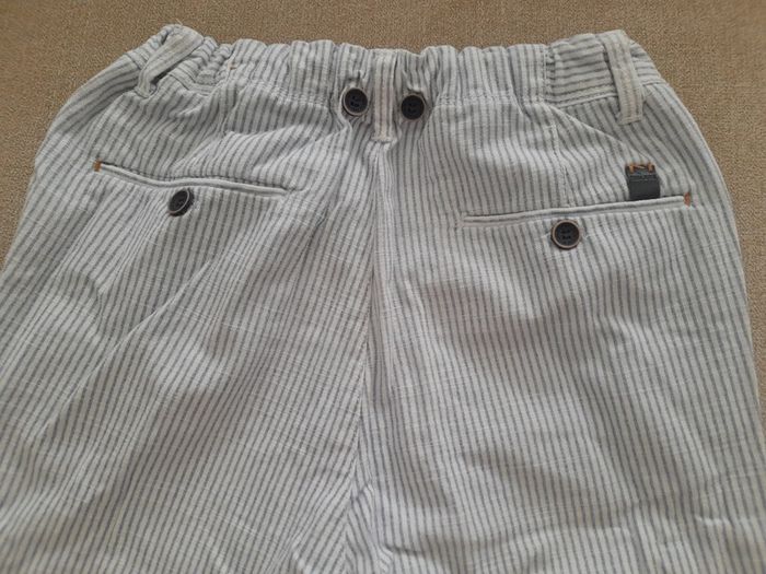 Pantalon rayé neuf garçon 9/10 ans Zara - photo numéro 5