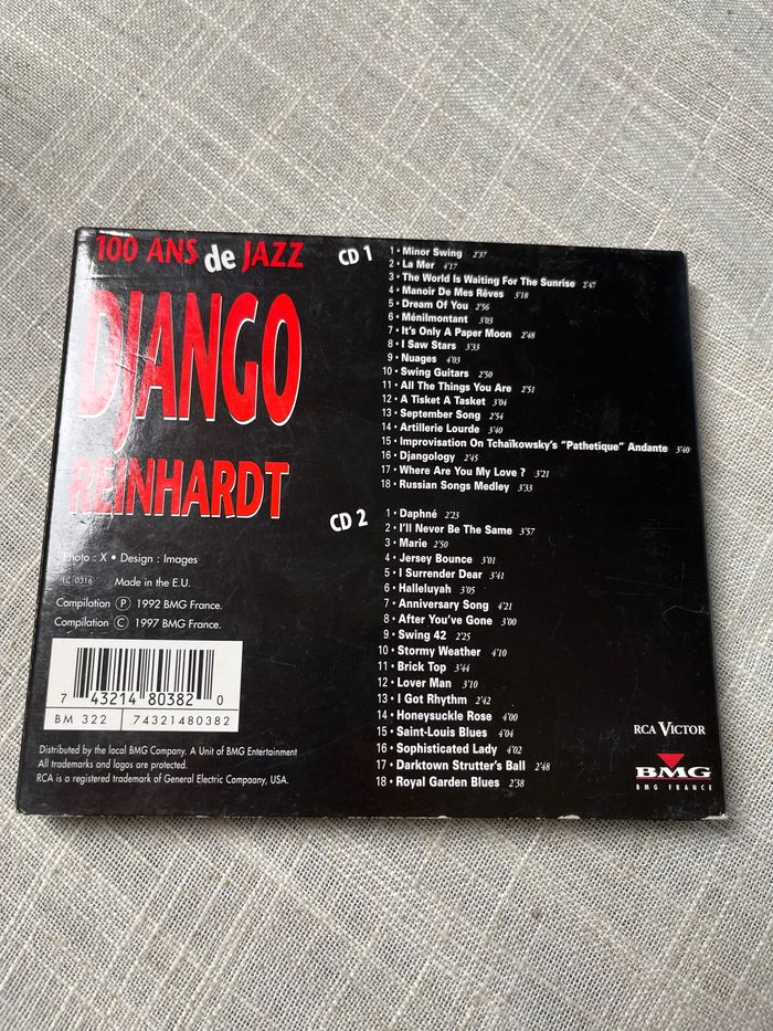 CD Django Reinhardt - photo numéro 2