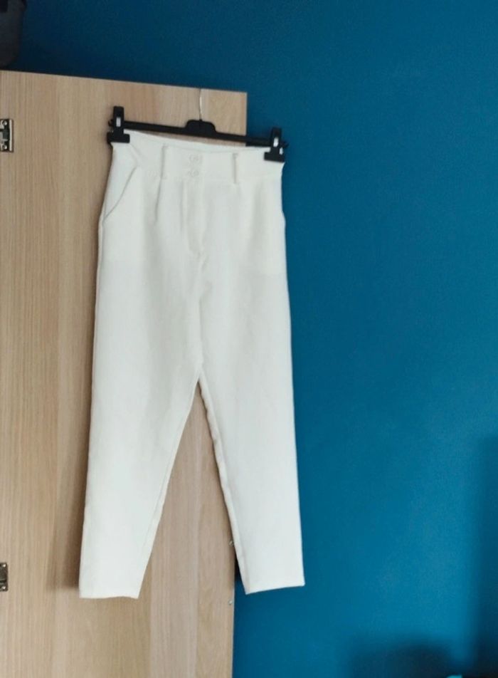 Pantalon blanc habillé shein - Taille S 36
