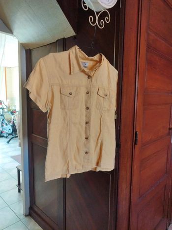 Chemise jaune Polar Bear Energy taille M/38