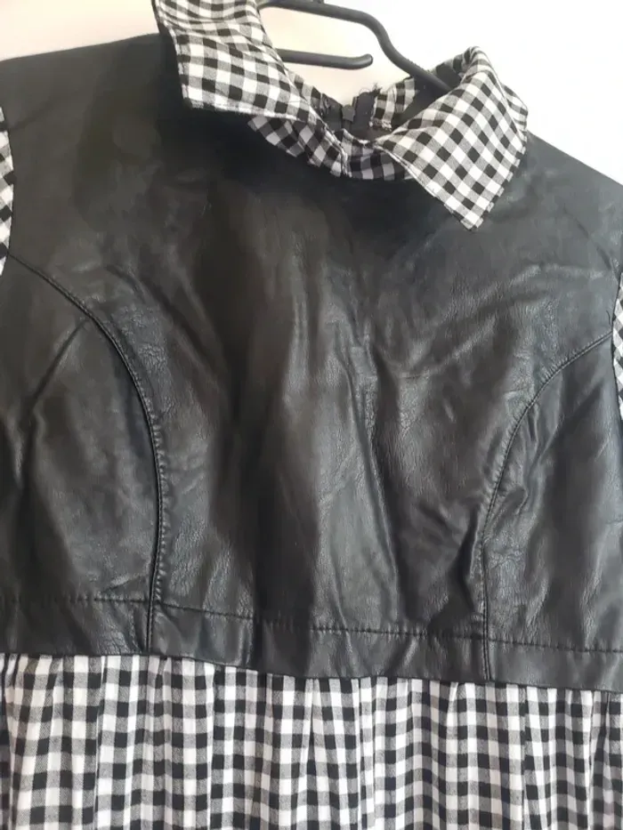 Robe casual  simili-cuir - photo numéro 3