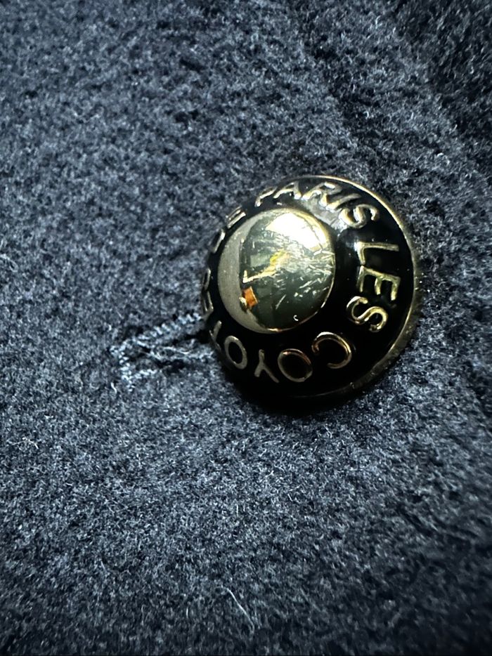 Manteau laine marine Les Coyotes de Paris T.12 ans - photo numéro 2