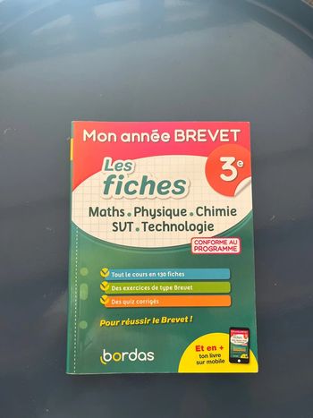 Fiche brevet 3 eme