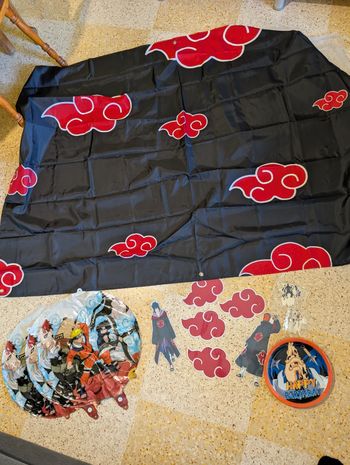 Lot anniversaire naruto akatsuki
