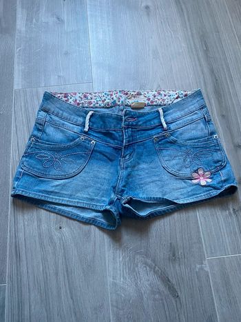 Short en jeans