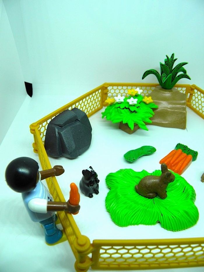 Playmobil 70137 Enfants avec petits animaux Complet + Boîte - photo numéro 6