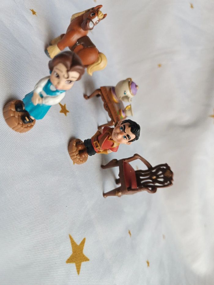 Figurine figure figura animator animator's Disney belle bête beauty beast princesse little doll - photo numéro 3