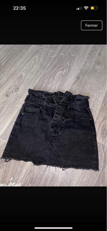 jupe en jean