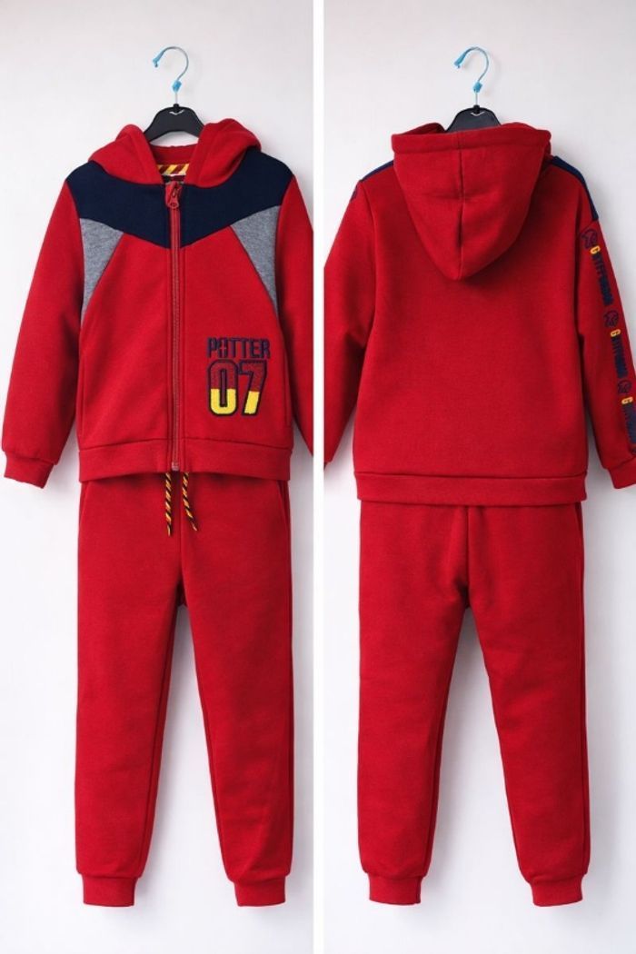 Harry Potter ensemble survêtement enfant, jogging rouge - photo numéro 2