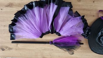 Deguisement Sorciere Fille Ensemble 4 pièces