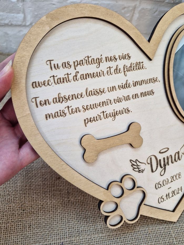 Cadre hommage chien - photo numéro 4