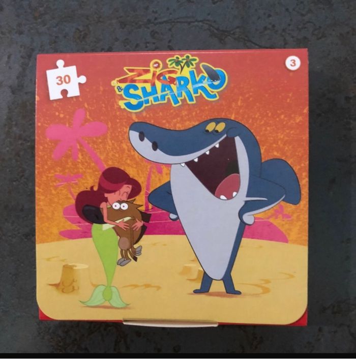 Lot 2 Puzzles Zig et Sharko - photo numéro 2