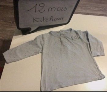 Sweat-shirt Kitchoun bleu clair