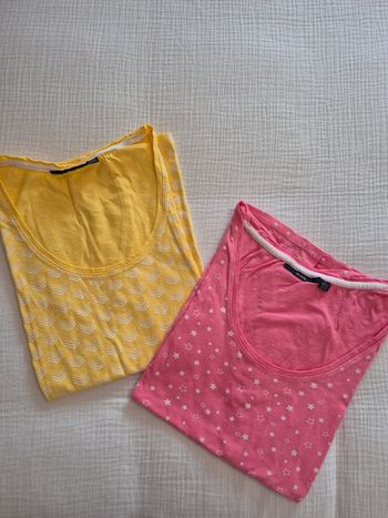 Lot de 2 tee-shirts Kiabi femme taille L