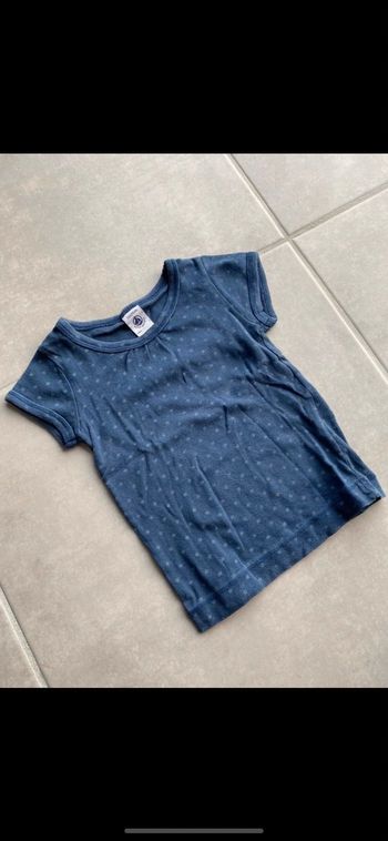 Tee shirt manches courtes avec étoiles Petit Bateau 36 mois