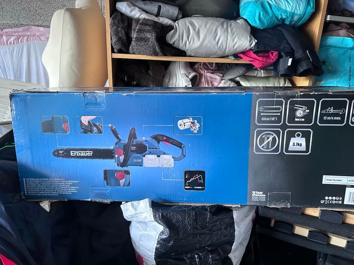 Tronçonneuse sans fil - Erbauer - photo numéro 2