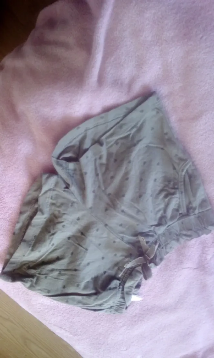 Short fille coton
