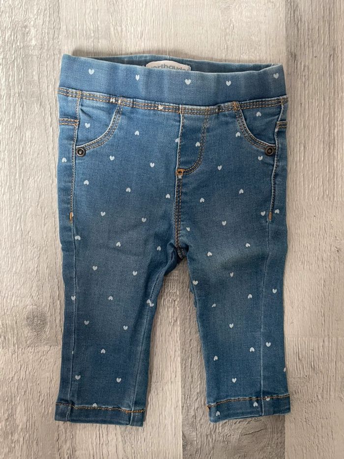 Jean motif coeur