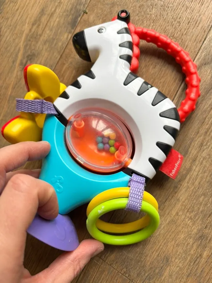 Zebre d'activités à ventouser Fischer price TBE - photo numéro 2