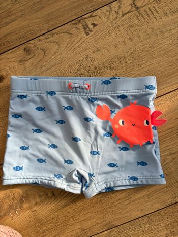 Maillot de bain crabe 36 mois