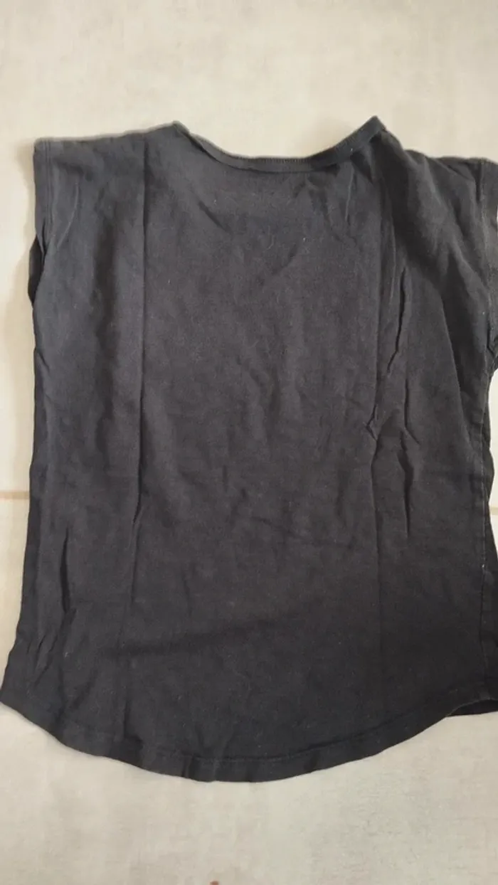 Tee-shirt noir la halle fille taille 10 ans - photo numéro 4