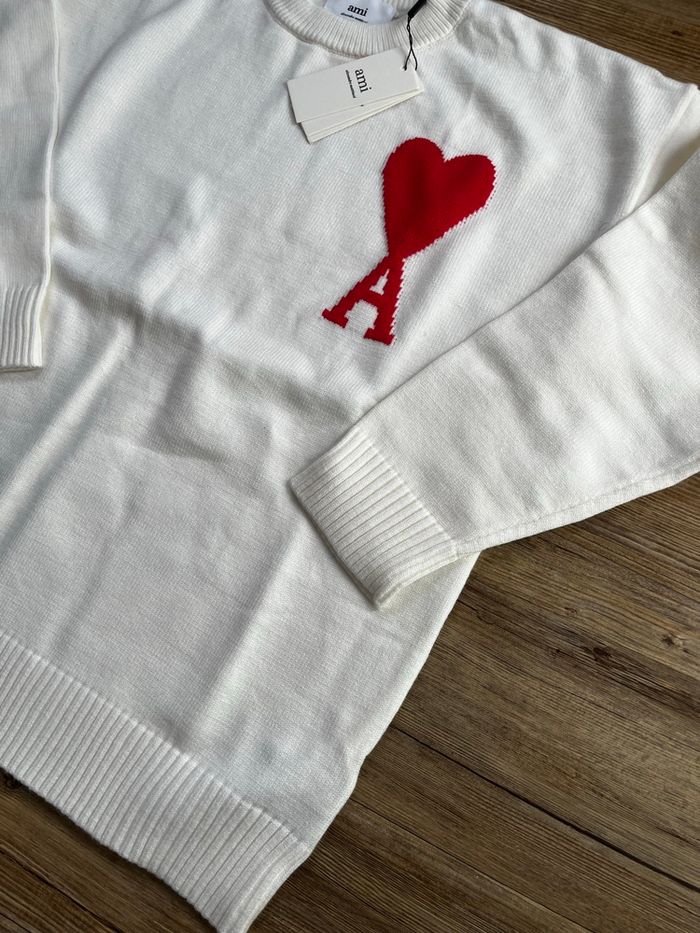 Pull ami Paris blanc - photo numéro 6