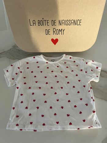 Teeshirt cœur kiabi 12 mois